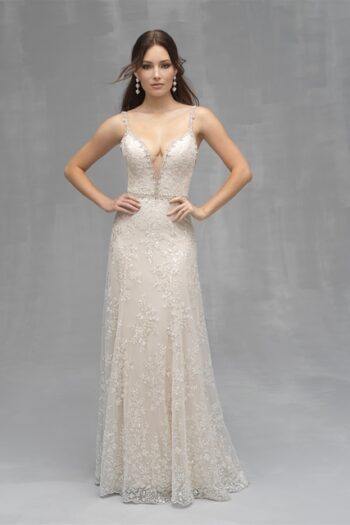 Anelise frente - vestido de noiva semi sereia - atelier white dress