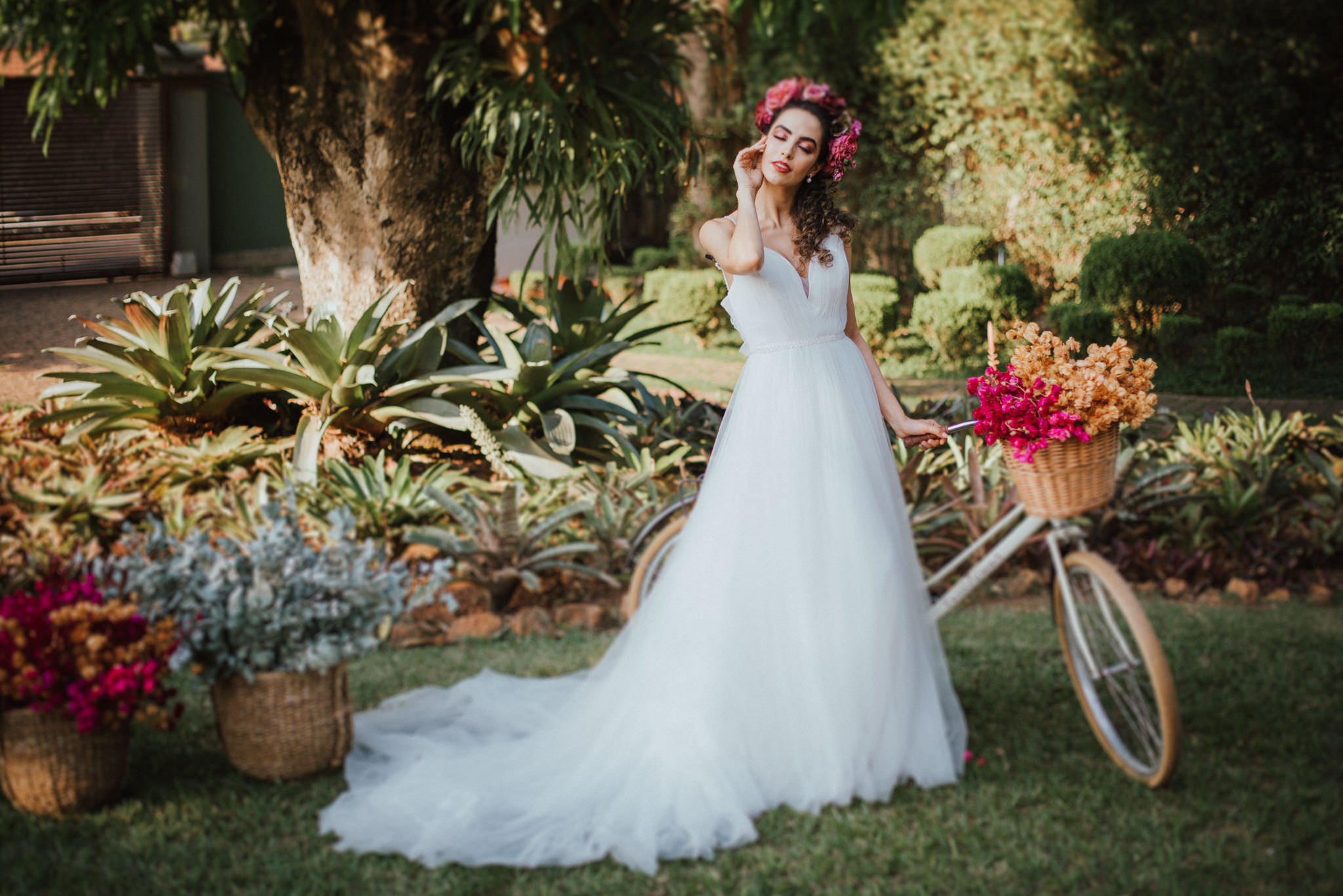 Vestido de noiva para casamento hot sale à tarde