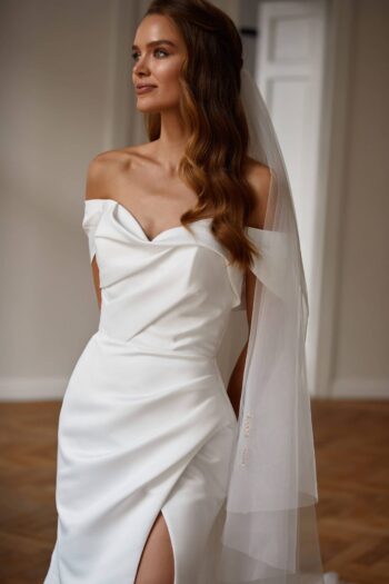 zuzu frente - vestido de noiva semi sereia - atelier white dress