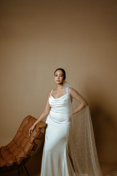 Vestido de noiva slip dress - Atelier White Dress 