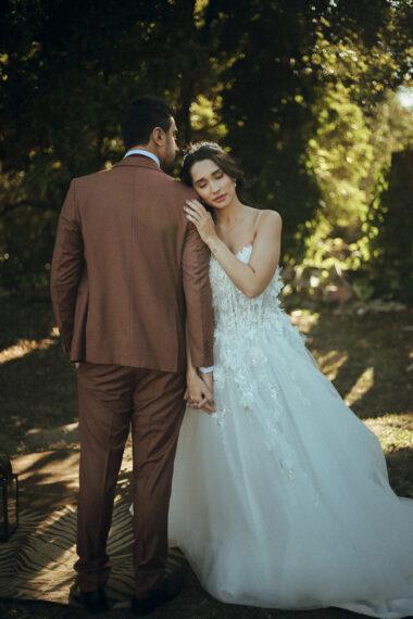 molly frente - vestido de noiva princesa em tule com aplicações 3d - atelier white dress