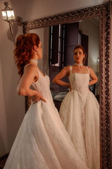 vestido de noiva princesa com cintura basque - atelier white dress