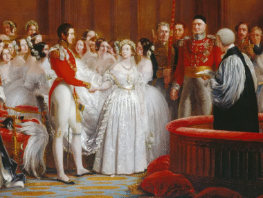 Vestido de noiva da Rainha Victória da Inglaterra.