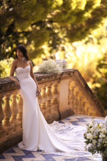 estela frente - vestido de noiva semi sereia - atelier white dress