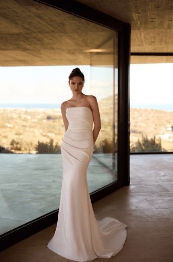 evoke frente - vestido de noiva semi sereia - atelier white dress