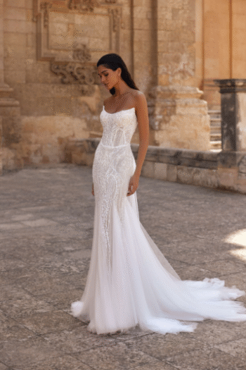 velmira frente - vestido de noiva semi sereia - atelier white dress